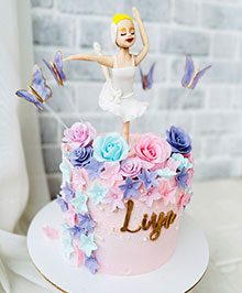 Balerin Kelebek Cicek Liya