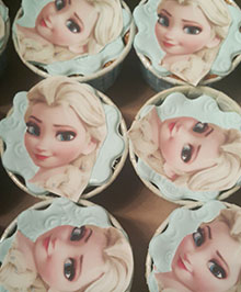 Elsa Cupcake