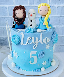 Elsa Anna Olaf Leyla